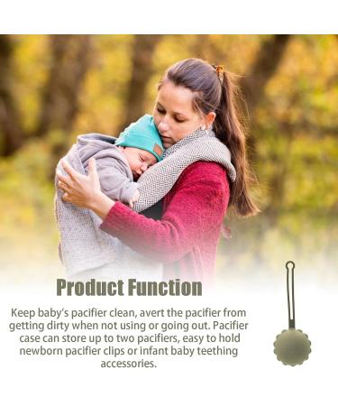 Shop Blesvt Baby Dummy Case - Silicone Pacifier Storage Box | Portable Travel Holder for Infants & Toddlers - Buy Online on GoSupps.com