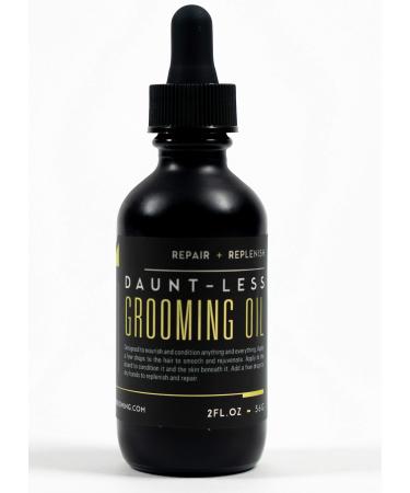 DAUNTLESS Modern Grooming Co. GROOMING OIL BAY RUM. hair tonics beard oils and hand lotion. works on the hair/scalp beard/skin elbows hands feet. nourishment and repairing oil