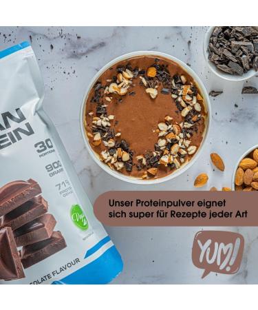 Vegan Protein Chocolate 900g | 4K Vegan Protein Powder | Delicious Lactose & Soy-Free | Bios Nutrition (Made in Germany) - Buy Online on GoSupps.com
