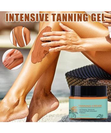  Generisch Self-tanning cream 50g fast tanning moisturizing and natural contains antioxidant protection for all skin types - Buy Online on GoSupps.com