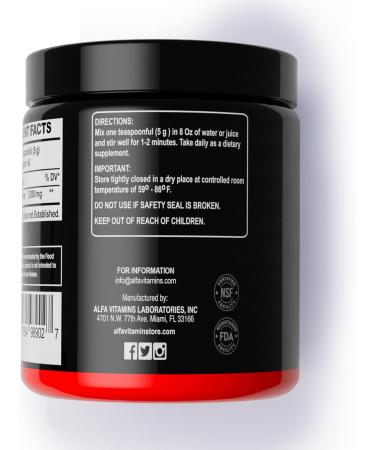 Alfa Sports Creatine Powder Formula Unflavored Pure Creatine Supplement for Active Lifestyles 200g Jar - Buy Online on GoSupps.com