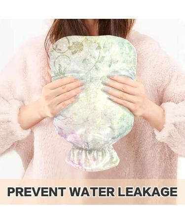 Naanle Vintage Flower Hot Water Bottle with Cover - 2L Heat Therapy for Back Pain Relief Hand & Foot Warmer - Buy Online on GoSupps.com