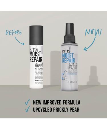 KMS MoistRepair Leave-In Conditioner for Dry and Damaged Hair 150 ml Detangling and Repairing with Recycled Prickly Pear Vegan Formula - Buy Online on GoSupps.com