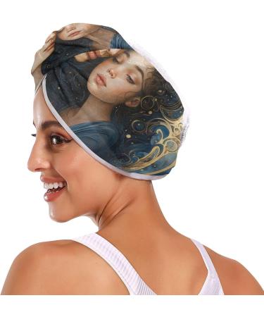 Mother Daughter Nightstars Hair Towel Set Super Absorbent Quick Dry Hair Turbans for Women & Girls | 2 Pack - Buy Online on GoSupps.com
