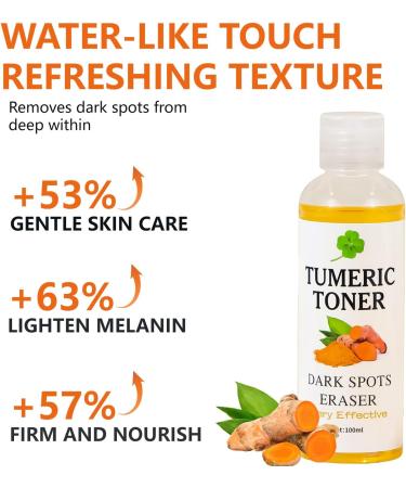  MagiSel Turmeric Toner Facial Toner Turmeric Skin Toner Astringent Pore Lightening Skin Brightening Anti-Aging Facial Toner Daily for All Skin Types 100ml - Buy Online on GoSupps.com