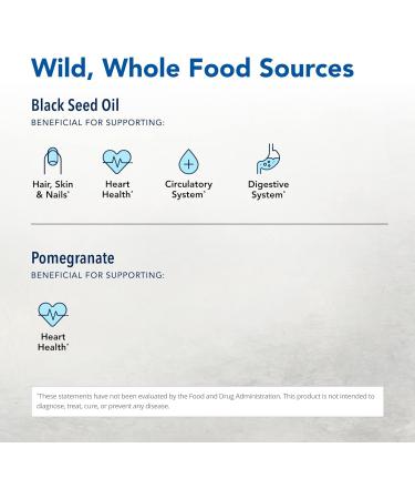 NORTH AMERICAN HERB & SPICE Black Seed Oil Cardio-PLUS - 8 fl oz - Supports Heart Health with Muscadine & Pomegranate - Non-GMO - 48 Servings - Buy Online on GoSupps.com