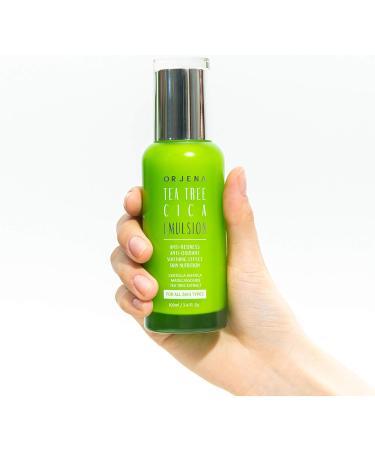 ORJENA Tea Tree CICA Toner - Anti-Redness Anti-Oxidant Soothing Effect Skin Nutrition - Centella Asiatica Madecassoside Tea Tree Extract - for All Skin Types 120ml New Wt - Buy Online on GoSupps.com