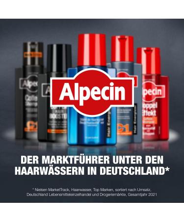  Alpecin Alpecin Hair Energizer Caffeine Liquid - 4 x 200ml - Hair Energizer to Prevent Hereditary Hair Loss in Men - Strengthen Hair Root - Buy Online on GoSupps.com