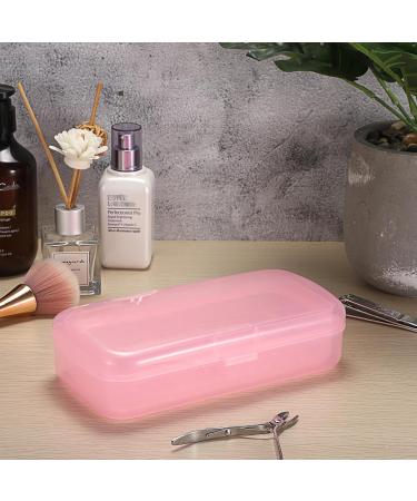 JUXYES Plastic Sterilizing Tray for Nail Art - Portable Sterilizer Organizer Transparent Storage Box for Tools & Accessories (Pink) - Shop Internationally - Buy Online on GoSupps.com