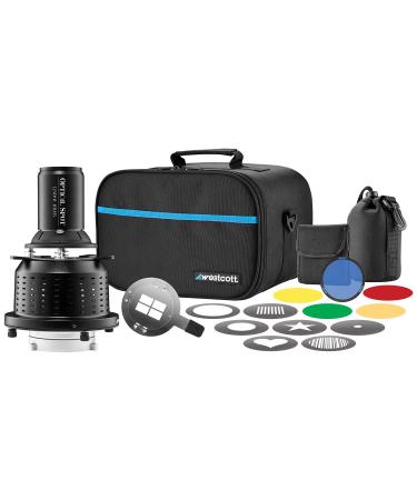 Westcott Optical Spot by Lindsay Adler (Bowens Mount) with 150mm EF Mount Lens, 8 GOBO Designs, 5 Color Gels, & Travel Case