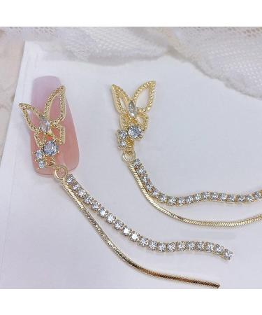 FEIlei Zircon Nail Rhinestones 3D Nail Charm Alloy Nail Jewelry Gem-Nail Art Decoration - Buy Online on GoSupps.com