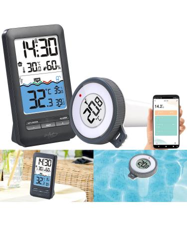 Infactory Tuya Pool Thermometer: Smart WLAN pond & pool thermometer radio receiver app IP67 (Pool thermometer WiFi Alexa pool thermometer Teichthermometer underwater) - Buy Online on GoSupps.com