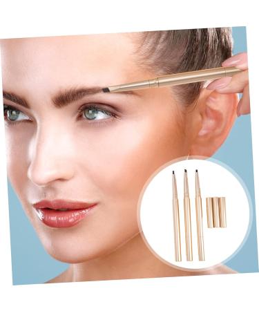 Outanaya 3pcs Double Ended Eyebrow Pencil Makeup Eyebrow Pencil Eyebrow Makeup Pencils Makeup Tools Abs - Buy Online on GoSupps.com