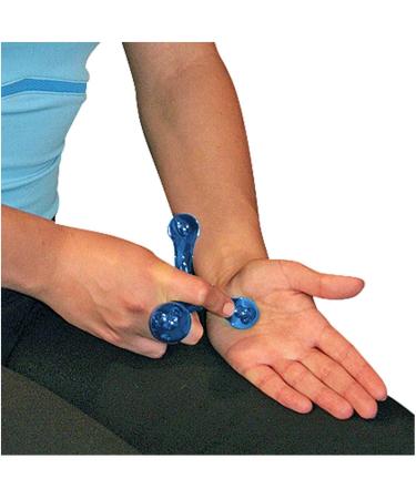 Jacknobber 2 Massage Aid | Self-Massage Roller & Back Massager - Blue | Best International Shipping - Buy Online on GoSupps.com
