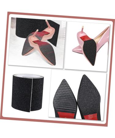 NOLITOY Clear High Heels Sole Stickers | Waterproof Anti-Noise Grip Pads for Women | Transparent PVC Shoe Bottom Pads 50x10cm - Buy Online on GoSupps.com