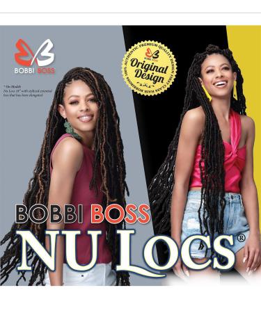 Bobbi Boss Nu Locs 24 Synthetic Hair Crochet Braids 24 Inch - 6 Pack (1B) - Buy Online on GoSupps.com