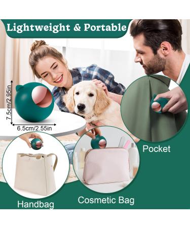 Foot Roll Reusable Lint Roller Ball - Washable Hair Remover for Pets & Lint (Green) | Eco-Friendly Pocket Size - Buy Online on GoSupps.com