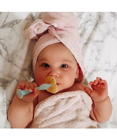 Haakaa Baby Toothbrush - 360 Food Grade Silicone Baby Toothbrush for 6M+ with Shield & Base Design (Blue) - International Shipping Available - Buy Online on GoSupps.com