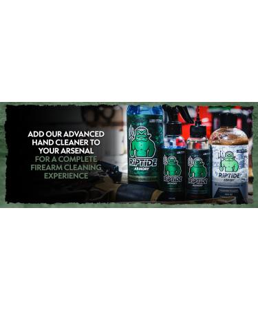 Riptide Armory Advanced Hand Cleaner 12oz - Chemical-Free Formula with Walnut Shell Fragments for Ultimate Cleanliness | Ship Worldwide - Buy Online on GoSupps.com