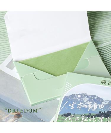 Geteawily Oil Absorbent Sheets Oil Blotting Sheets Oil Absorbent Paper Oil Blotting Paper 100 Pieces Oil Absorbing Cloths Face Oil Control Film Green - Buy Online on GoSupps.com