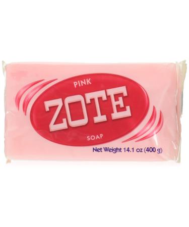 Zote Pink Soap Pack of 1 Total 14.1 oz