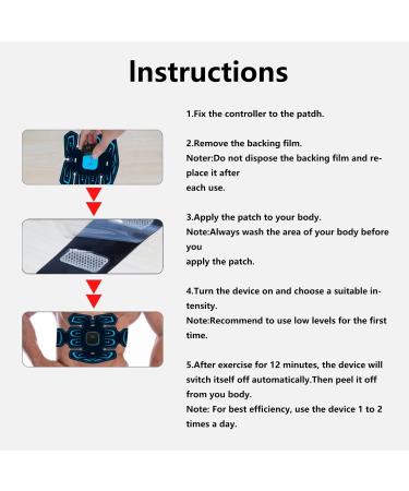 Hongxian EMS Abdominal Muscle Trainer - Portable Belly Belt with 8 Modes & 19 Intensities for Effective Ab Workout | International Shipping Available - Buy Online on GoSupps.com
