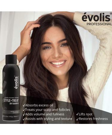  volis Style + Treat Dry Shampoo Spray - Sulfate Free No Residue Refresh Hair for All Types Sensitive Scalp & Thinning Hair - 5.2 oz - Buy Online on GoSupps.com