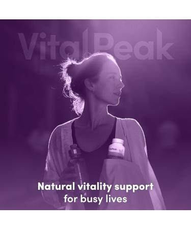 Vital Peak Ashwagandha 600 mg - Pure Supplement for Men & Women - Herbal Root Extract Tablets - Vegan Gluten Free Dairy Free Non-GMO - 30 Capsules - Buy Online on GoSupps.com