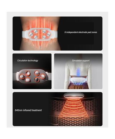 Portable Wireless Heating Cushion & Waist Massage Device - Fast Heated Belly Band for Women & Girls (KPF-W11) - International Shipping Available - Buy Online on GoSupps.com