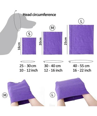 Dogs Neck And Ears Warmer Dog Snood Dog snood Ear Protector Dog Neck and Ears Warmer Headwear Calming Pet Snood Ear Covers for Reducing Noise Helps Calm (Medium Purple) Medium Purple - Buy Online on GoSupps.com