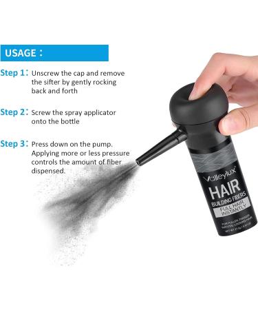 Hair Building Fibres (Medium Brown) Hair Fibres Powder for Thinning Hair Instantly Fill in 15 Sec |Women & Men | 4 Shades- Hair Thickener and Topper for Fine Hair - Buy Online on GoSupps.com