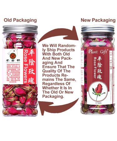 Buy Natural Herbal Pink Rose Bud Tea - 50g | Fragrant Flower Tea for Health & Beauty | International Shipping - Buy Online on GoSupps.com