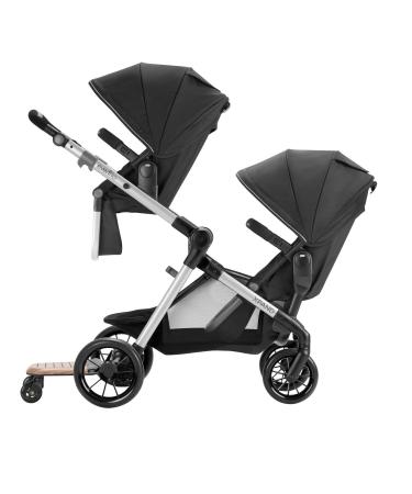 Evenflo Stroller Rider Board - Convenient Riding Option with Non-Skid Surface and Smooth-Ride Wheels - Holds up to 50 Pounds - Easy to Use - No Additional Parts Needed - Buy Online on GoSupps.com