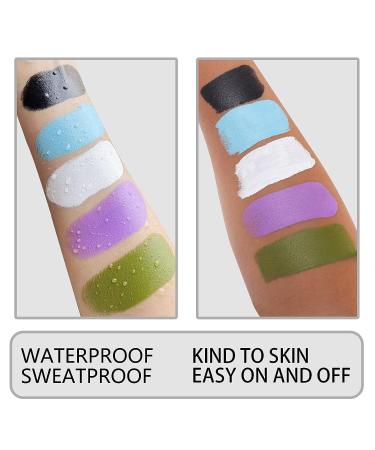 MEICOLY Eye Black Baseball Stick - Sweatproof Waterproof Sports Grease Cream Halloween Makeup - Buy Online on GoSupps.com