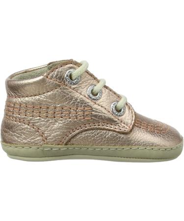 Kickers Unisex Kid's 1st Kicks Boots - Pink Rose Gold (1 UK) - Buy Online on GoSupps.com