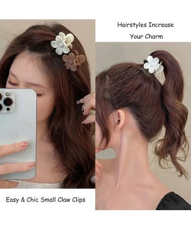 15 PCS Small Flower Hair Claw Clips for Women Girls - 1.49 Inch Jaw Clips in 15 Colors - Nonslip Strong Hold Hair Accessories - Buy Online on GoSupps.com