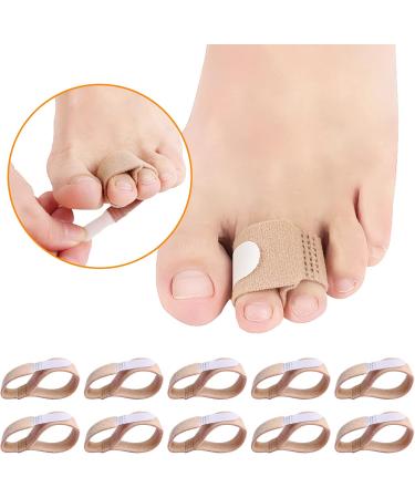 Naapesi Hammer Toe Bandage - 10 Pcs Toe Correctors & Splints for Overlapping Crooked & Broken Toes | International Shipping - Buy Online on GoSupps.com