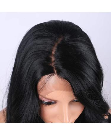 SHIYID Black Long Wavy Wig for Women | Synthetic Lace Glueless Capless Fake Hair - Shop Now! - Buy Online on GoSupps.com