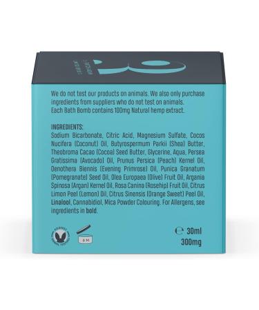 Patch Adam CBD Infused Bath Bomb - 100mg |Orange & Lemon Scented contains Argan Oil Avocado Oil Rosehip Oil and Aromatic Salts - Buy Online on GoSupps.com