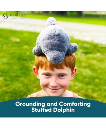 Sootheze Dolphin Scented Stuffed Animal Toy - Microwavable Hot Cold Therapy - Buy Online on GoSupps.com