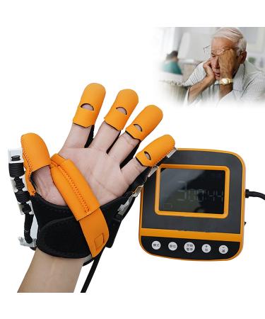 ZZBB Rehabilitation Gloves Finger Orthoses Rehabilitation Robot Exoskeleton Manual Training Functional Hand Splint for Long-Term Relief Left-hand Medium