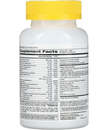 SuperNutrition SimplyOne Multi-Vitamin for Women - High-Potency One/Day Tablets - 90 Count - Buy Online on GoSupps.com