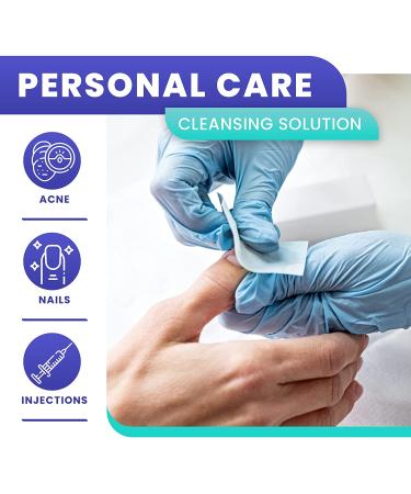 Alcohol Wipes 100 Count - Medical Grade Sterile Prep Pads for First Aid - Individually Wrapped Antiseptic Swabs - Surgical Quality Alcohol Swabs - Pack of 100 - Buy Online on GoSupps.com