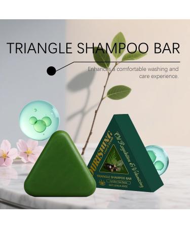Shampooing solide Natural Triangle Bar pour la pousse des cheveux le soin capillaire apaisant et fortifiant pour les femmes et les hommes le contr le de l'huile et l' limination (4PCS) - Buy Online on GoSupps.com