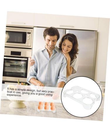 JOINPAYA 6 Eggs Tray Egg Storage Box Display Shelves Eggs Fridge Egg Drawer Tray Refrigerator Egg Case Container Box Food Assorted Color 14.8x9.7x2cm - Buy Online on GoSupps.com