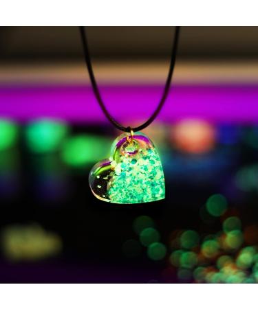 Let's Resin Glow in The Dark Green Glitter 100g - High Luminous for Resin, Makeup, Nail, Skin - Chunky Glitter for Epoxy, UV Resin - DIY Crafts, Slime, Tumblers, Halloween Decor - Buy Online on GoSupps.com