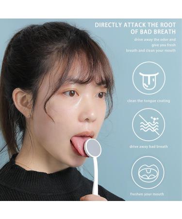 Facynde Tongue Cleaner - Ergonomic Mouth Scraper with Travel Case | Reduce Bad Breath & Enhance Oral Hygiene for Adults - Buy Online on GoSupps.com