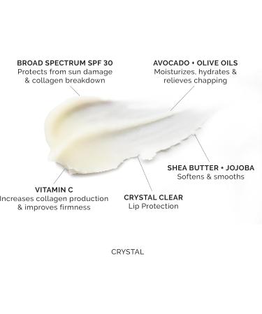 MDSolarSciences Hydrating Sheer Lip Balm Trio SPF 30-3 Pc All Natural Lip Balm with Coconut Oil Shea Butter Avocado and Olive Oil - for Supple Moisturized Lips - Dermatologist Developed - Buy Online on GoSupps.com