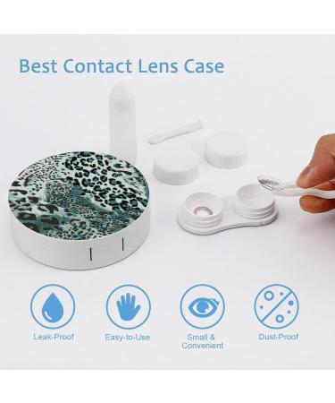 Safari Skin Contact Lens Travel Kit | Portable Cute Contact Box with Mirror for Outdoor Use - International Shipping Available - Buy Online on GoSupps.com