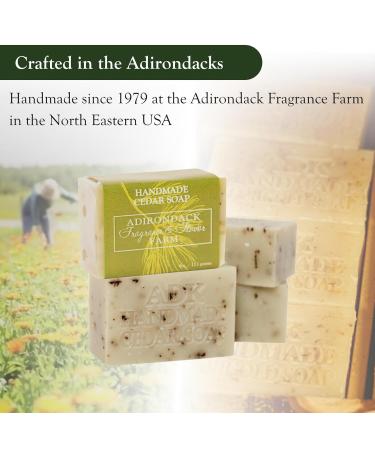 Buy ADK Natural Cedar Soap Bar 16 oz | Handmade Organic Vegan Olive Oil Soap for Dry Sensitive Skin - Moisturizing for Men Women & Babies - Buy Online on GoSupps.com